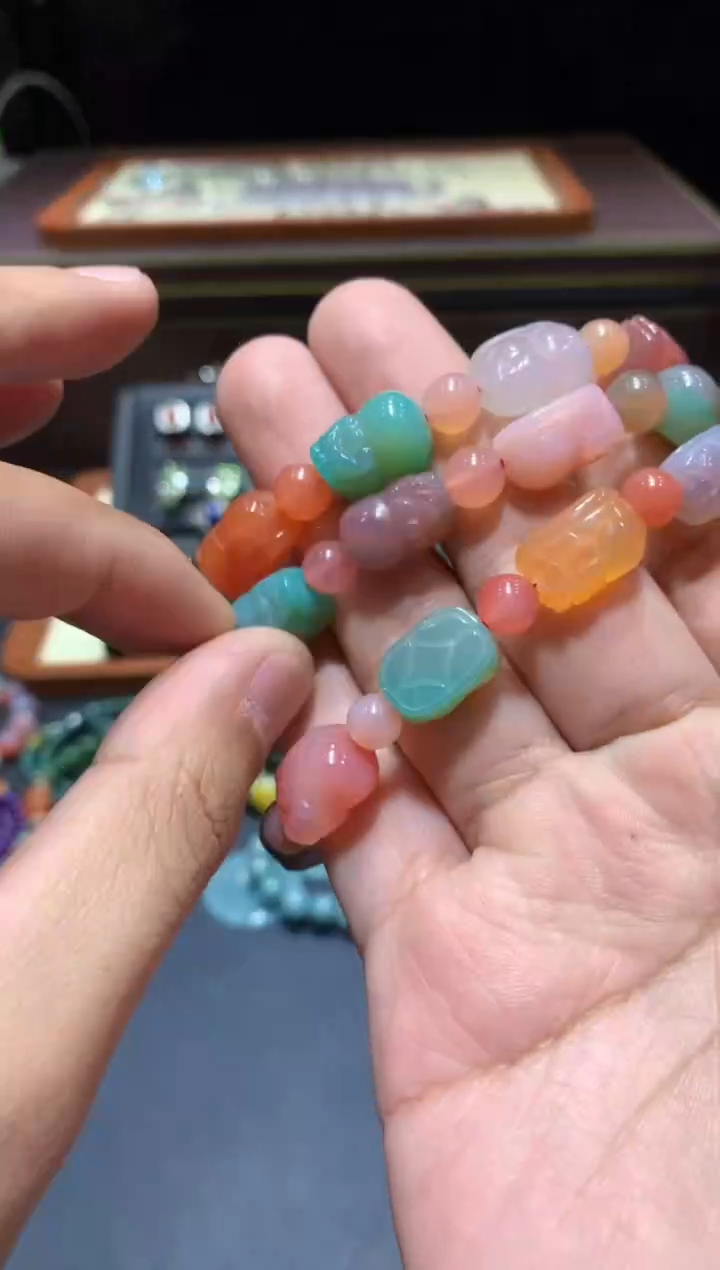 【闪购商品】石英质玉（盐源）手链未镶嵌H139【多样性发其一】