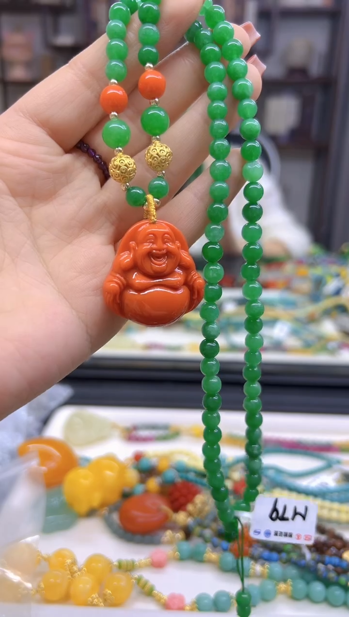 【闪购商品】翡翠毛衣链未镶嵌M79