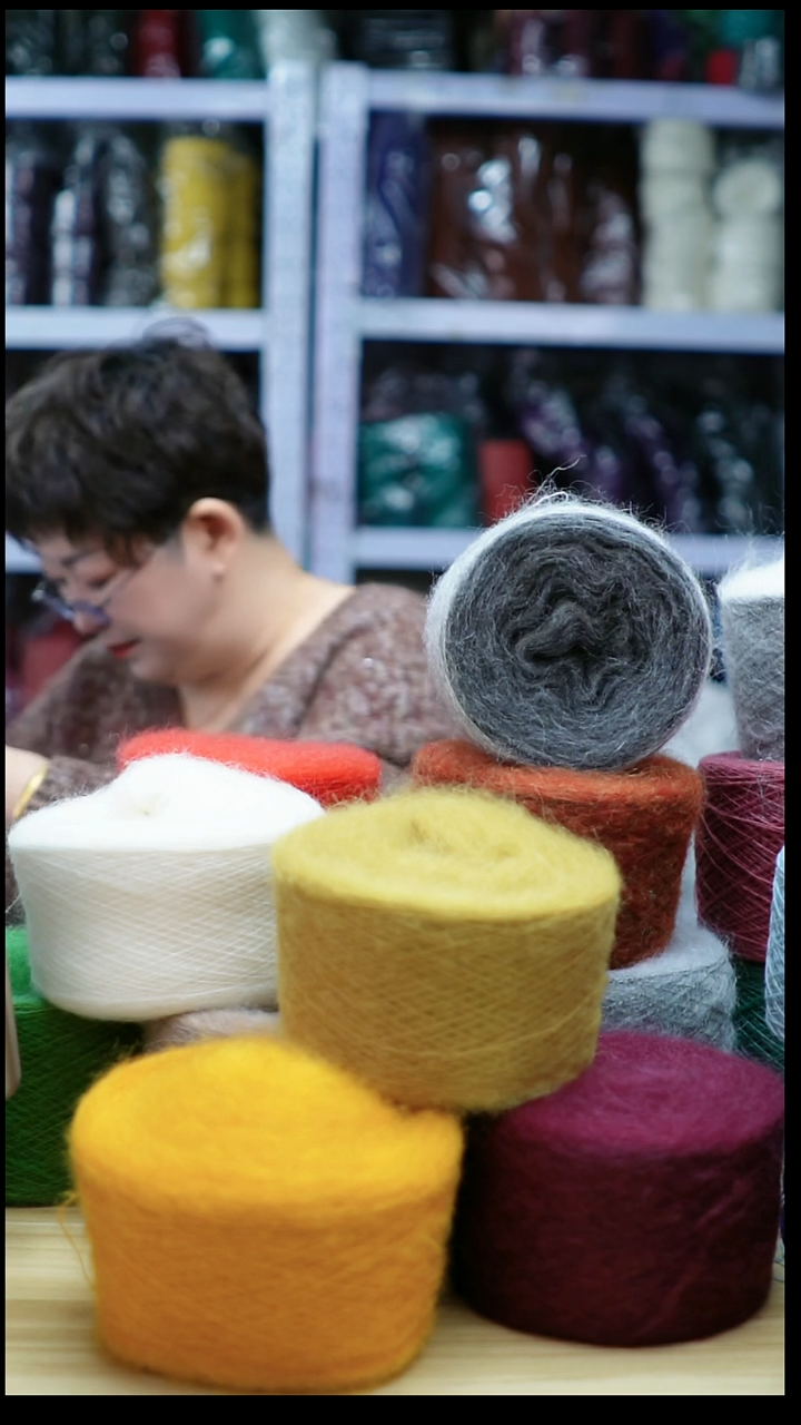 羊绒欢姐编织E364