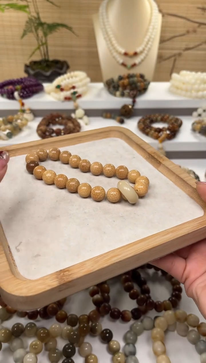 【闪购商品】白玉菩提手串卡12满天星手串