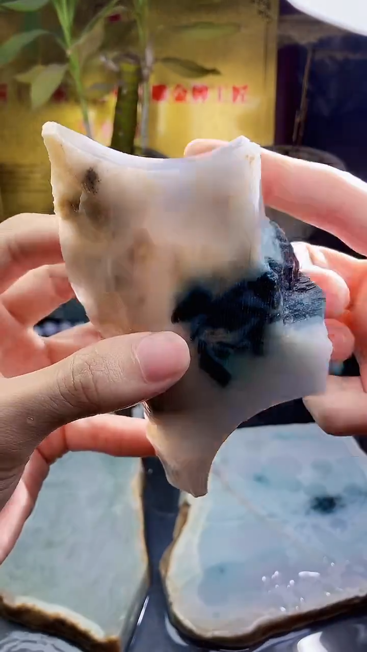 未镶嵌挂件翡翠小雨48