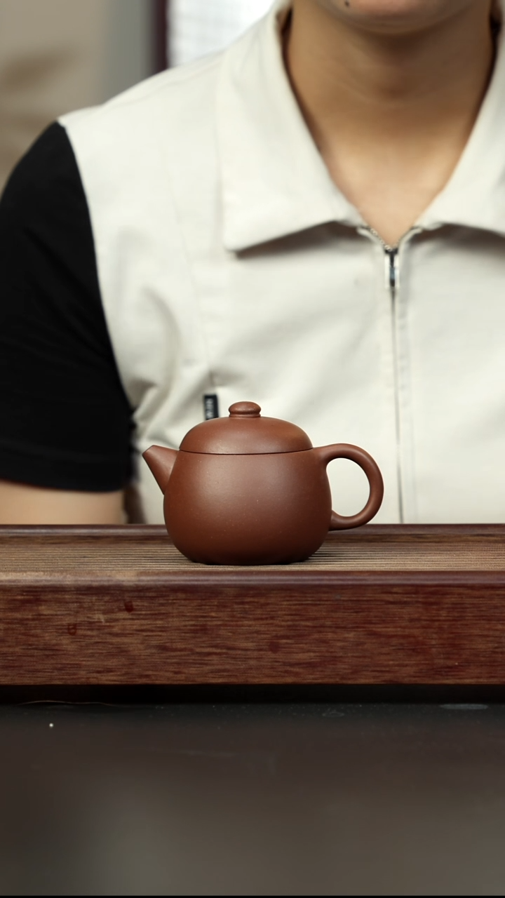 紫砂茶壶底槽清 宽口文旦
