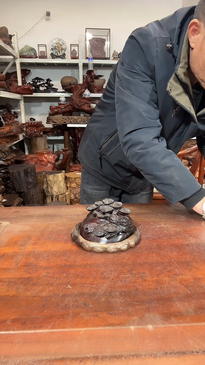 木?****虹红木随形创意底座yyds