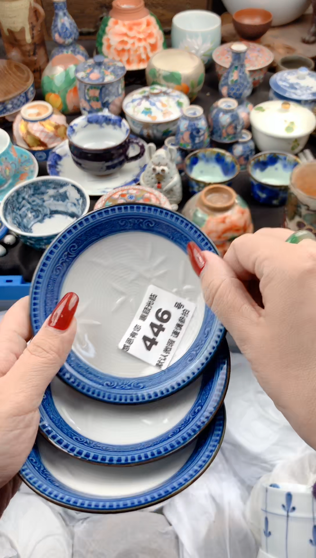 【闪购商品】瓷片446号九姑娘工艺品瓷器