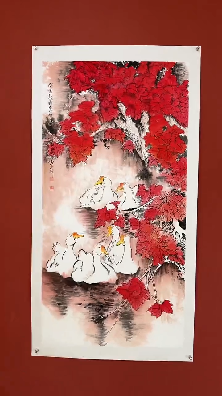 国画15吕俊成老师 国画 8平尺