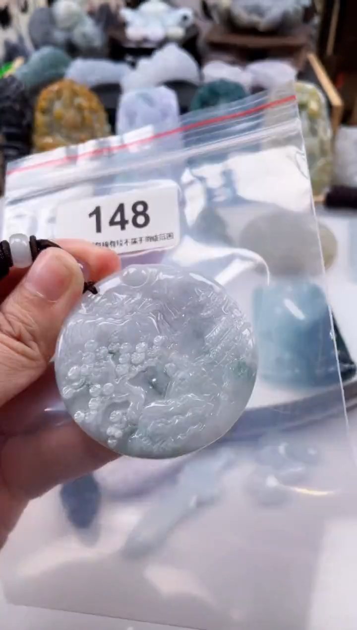 【闪购商品】翡翠颈饰未镶嵌天然缅甸A货翡翠148