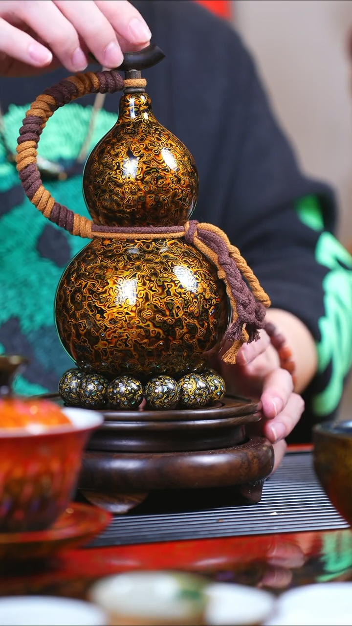 【闪购商品】JH036大漆漆器+黑色小手捻{不开口}