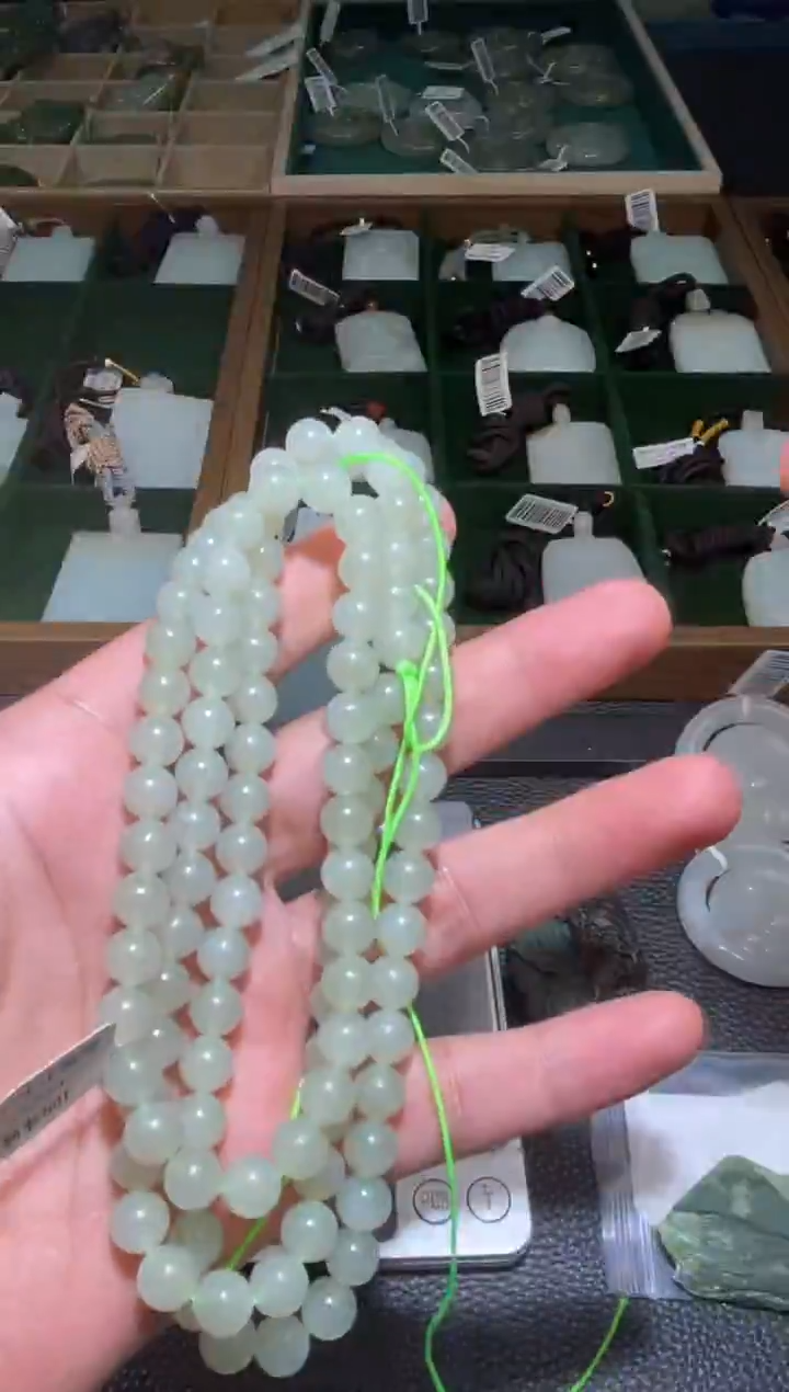 未镶嵌手链和田玉链子卡8