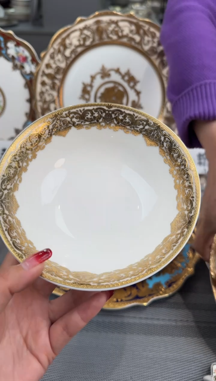 【闪购商品】瓷片6英寸水果碗 2个 福利价