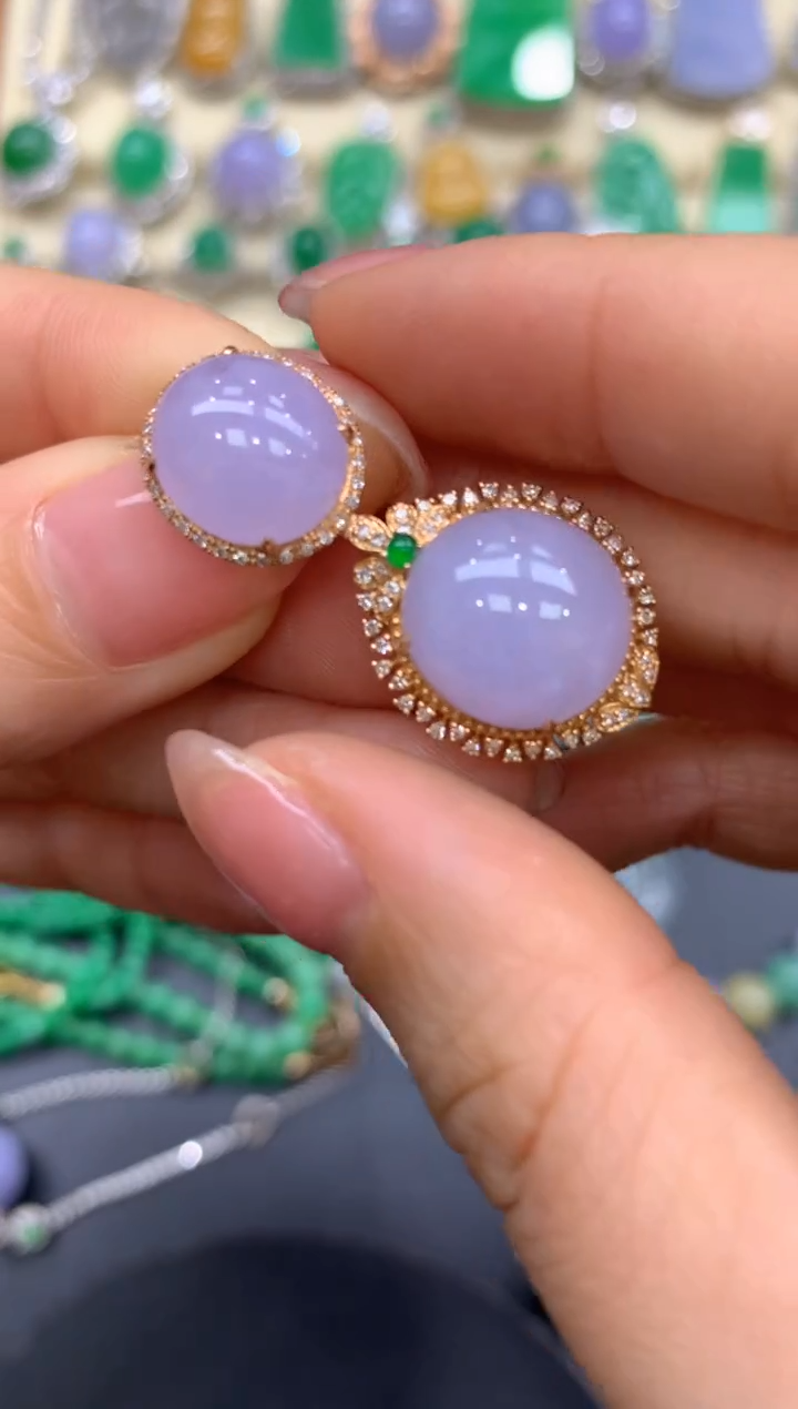 【闪购商品】翡翠颈饰18K金镶嵌429-中国好珍宝