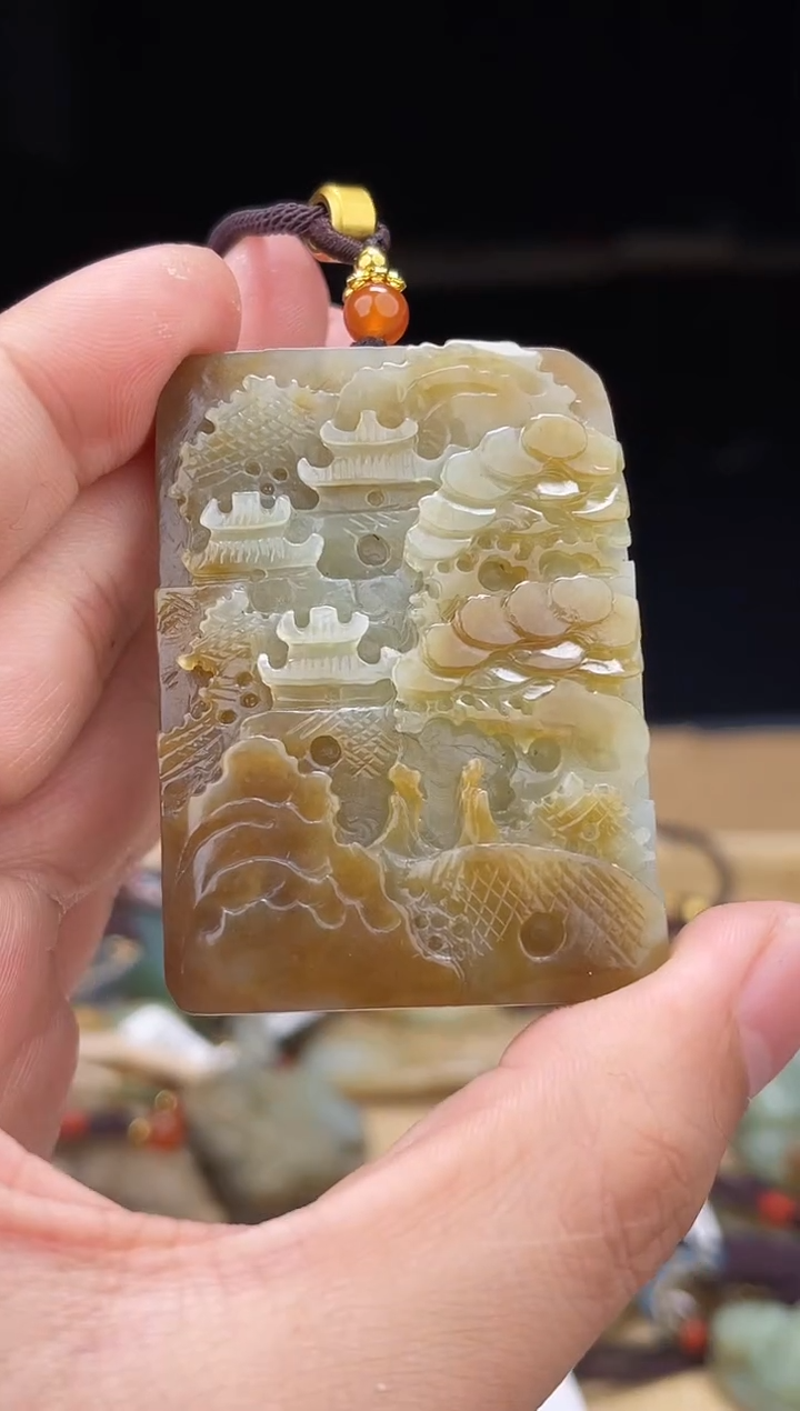 颈饰未镶嵌和田玉1