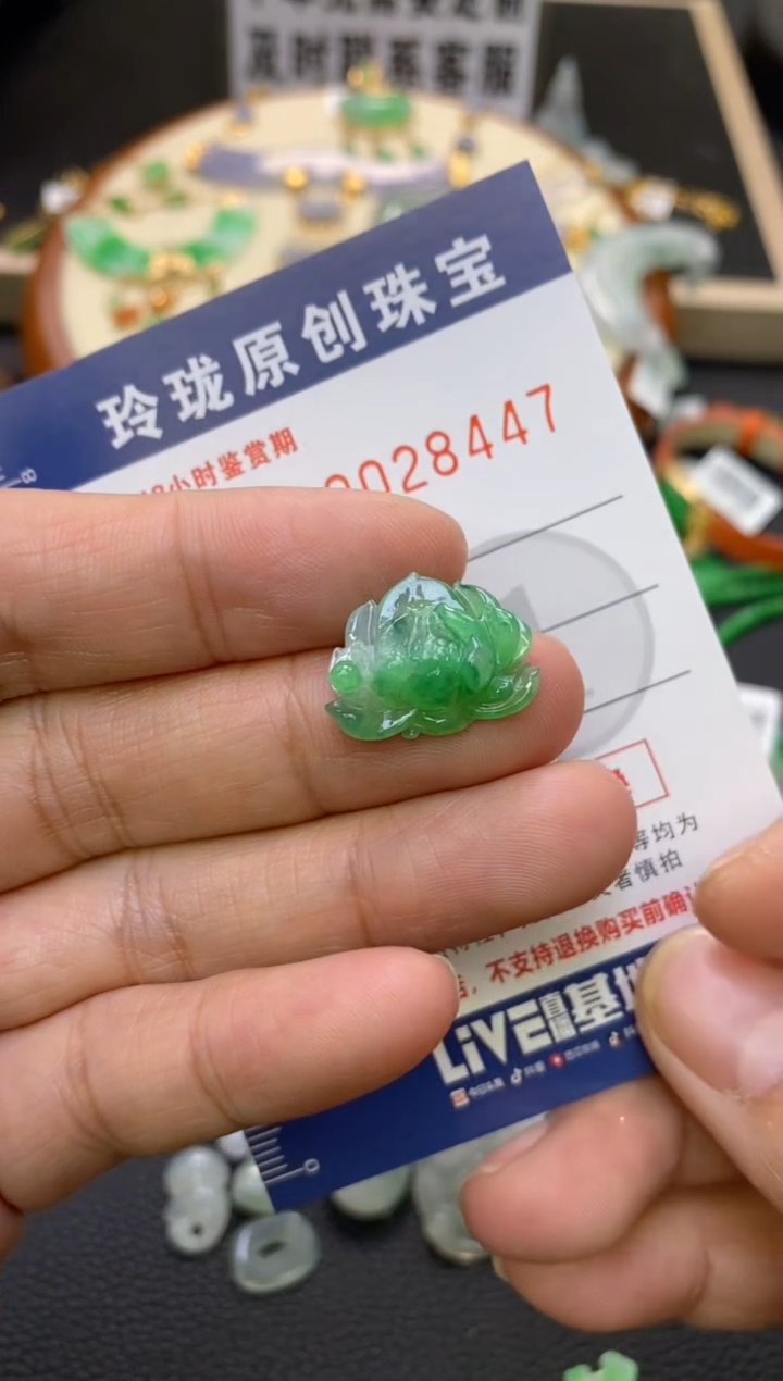 【闪购商品】翡翠颈饰未镶嵌翡翠净货28447