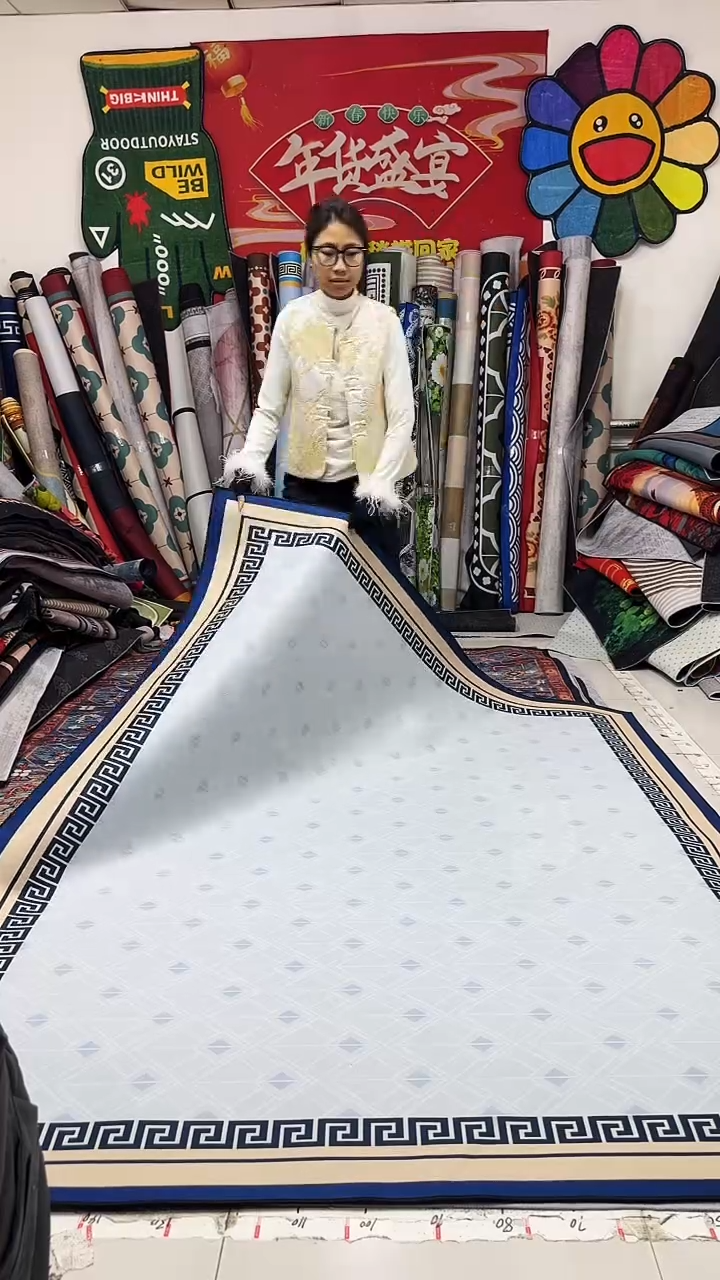 棉麻绒029 190*220