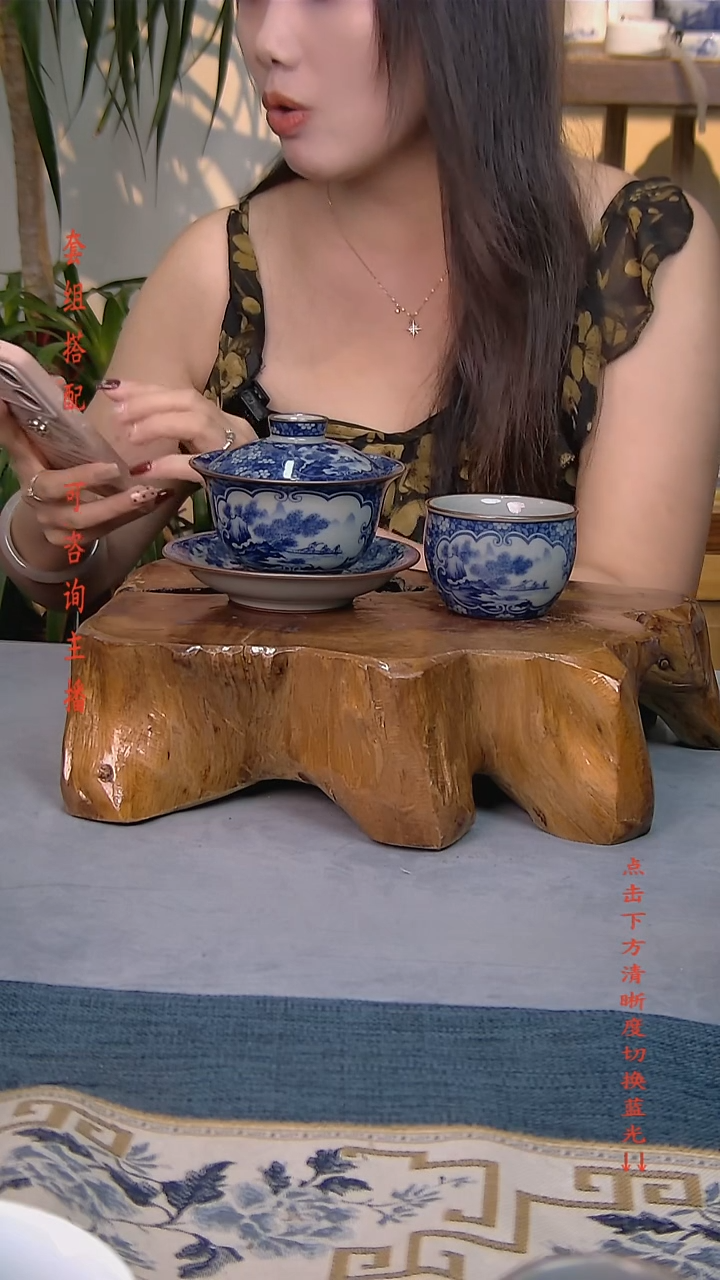 简装家用款2件套 老陶泥开片纹陶瓷茶具