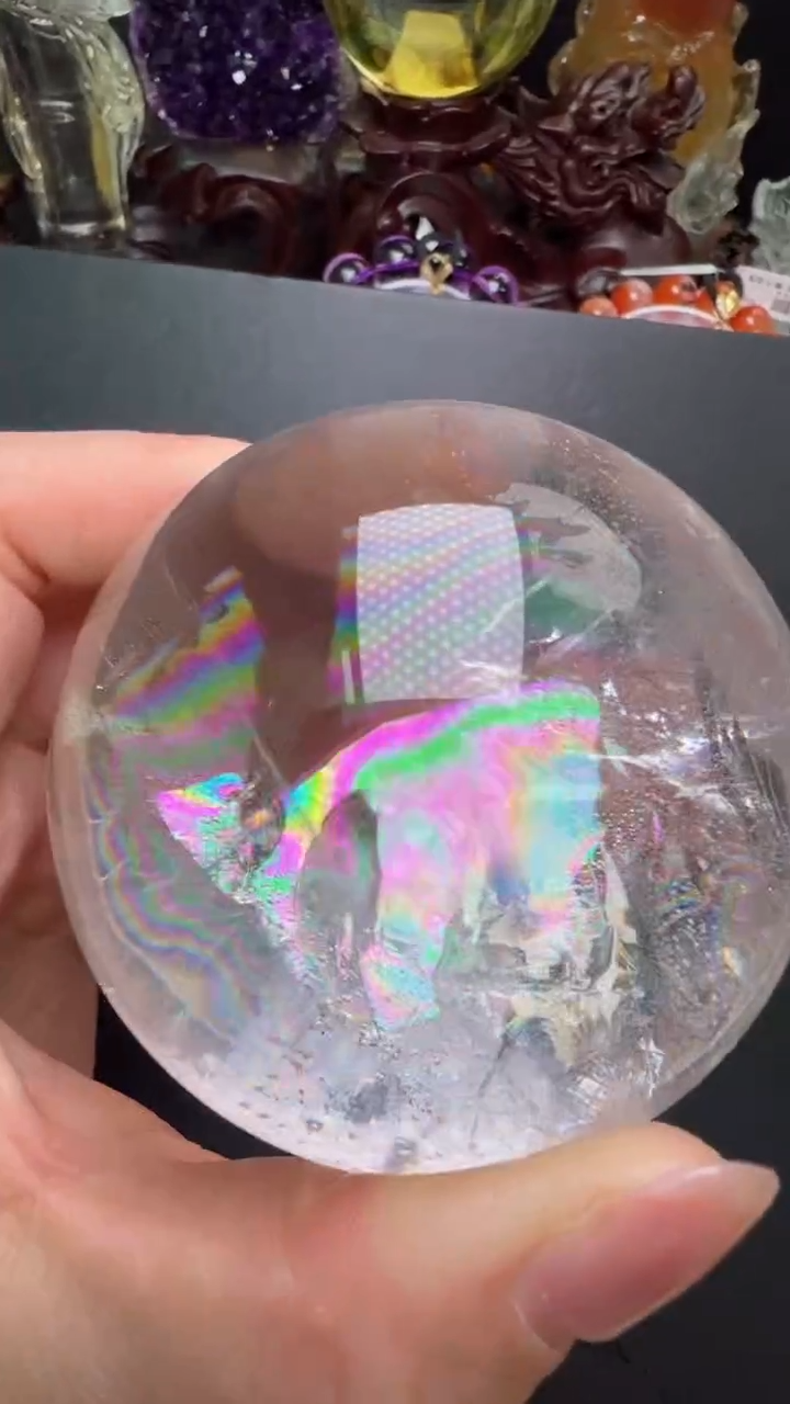 【闪购商品】水晶摆件未镶嵌白水晶彩虹球69.1m+ JP47324