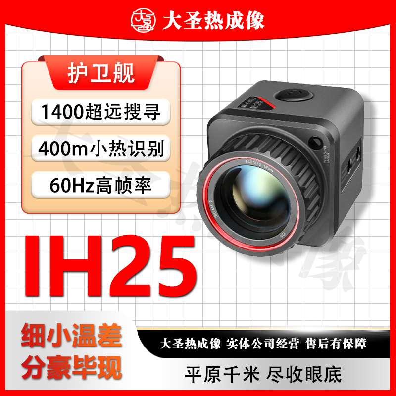 英睿IH25 大圣热成像艾睿 640探测器 头盔平原绿激光长续航千里眼