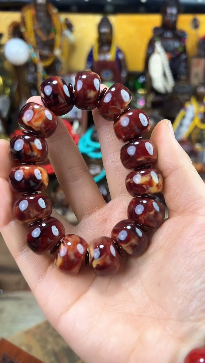 【闪购商品】蜜蜡手链未镶嵌猪妹精品专属链接