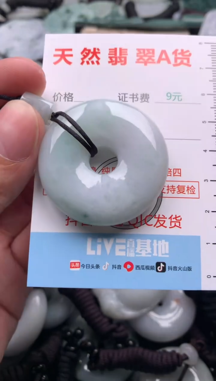 翡翠未镶嵌吊坠(不含链)1