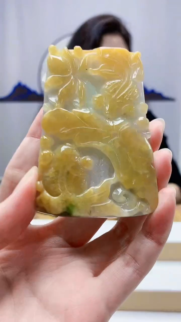 未镶嵌定制翡翠4829zm-毛货挂件73