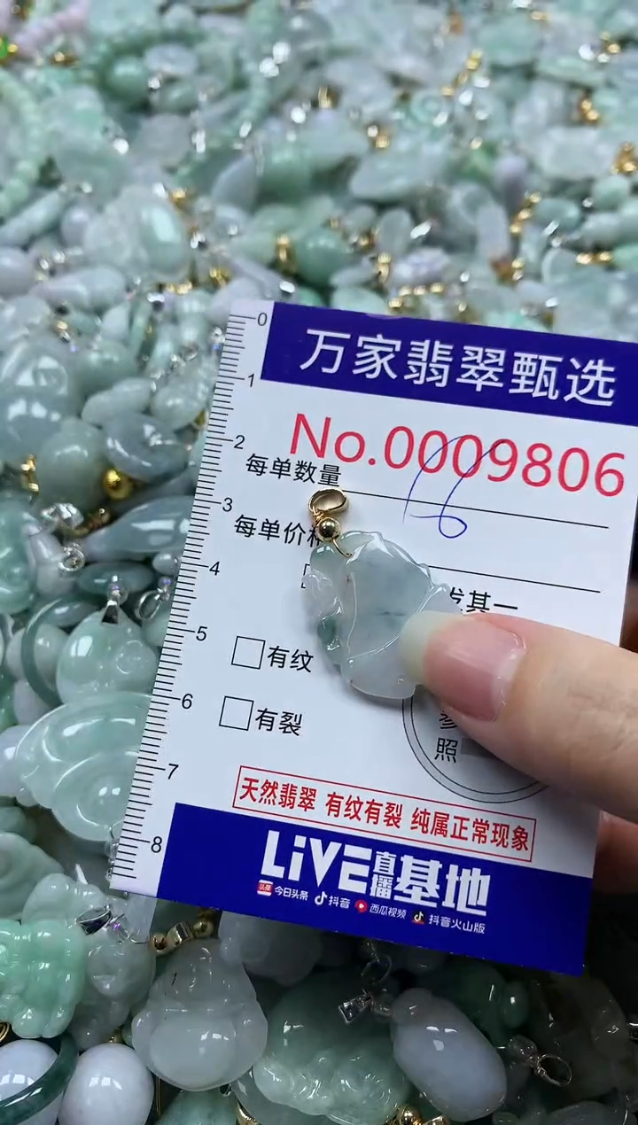 吊坠(不含链)未镶嵌翡翠9806