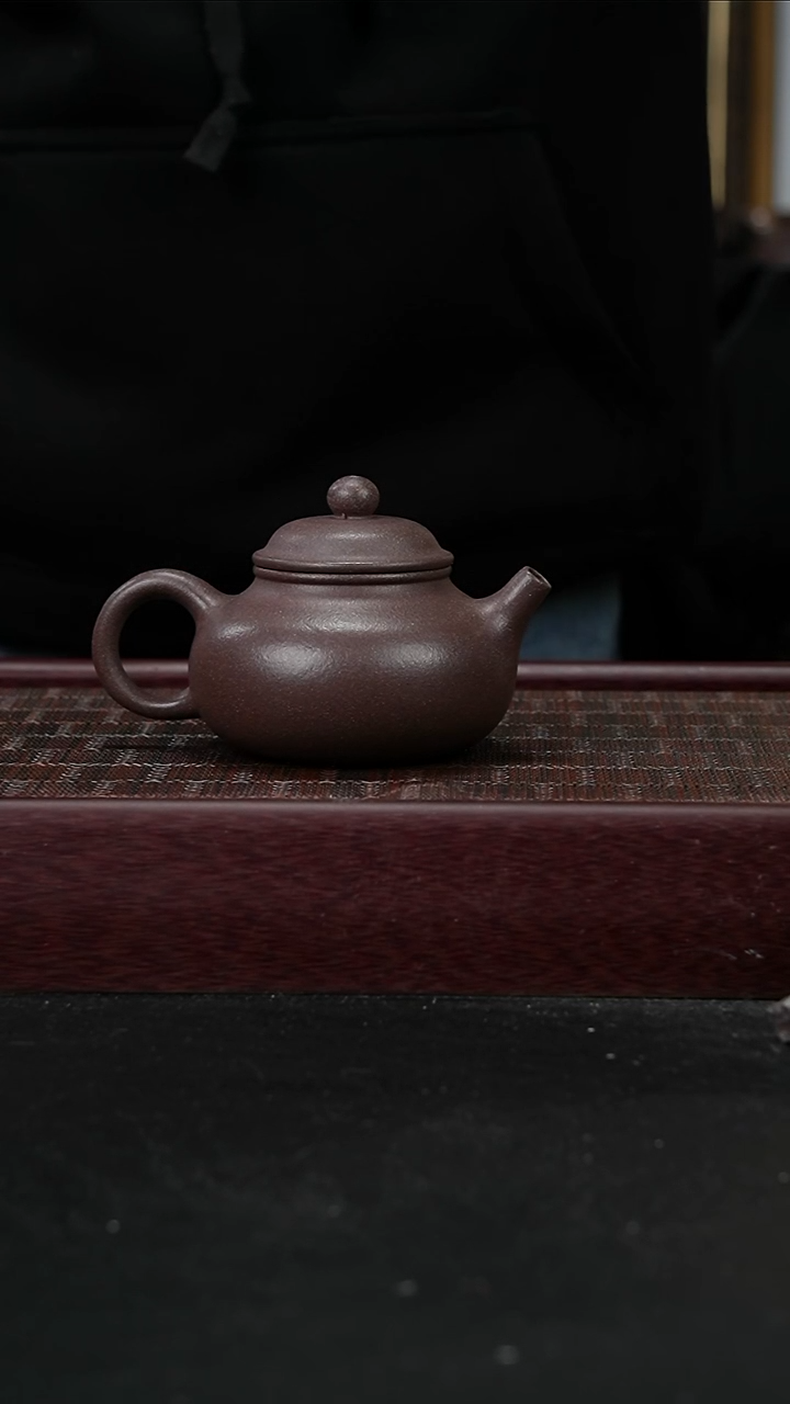 茶壶紫砂lzx全沙天青容天