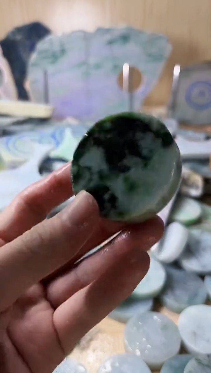 【闪购商品】翡翠颈饰未镶嵌A货白谭2510