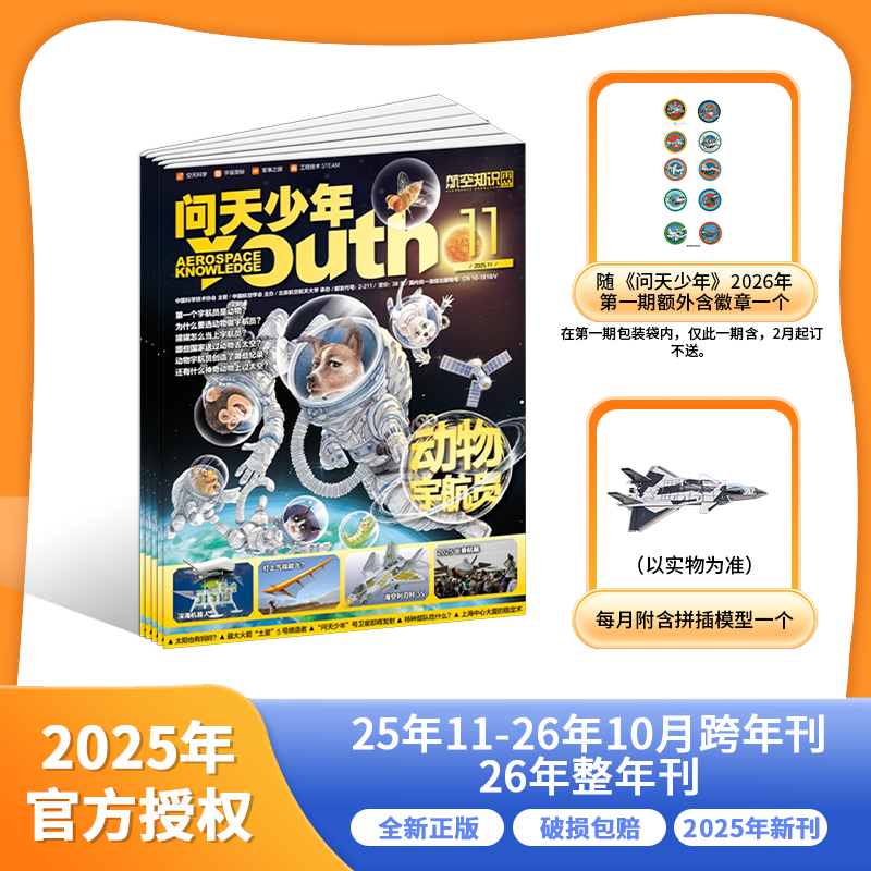 问天少年 25年11月-26年10月跨年刊/26年整年刊征订 AYB