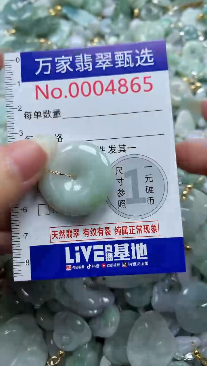 吊坠(不含链)未镶嵌翡翠4865