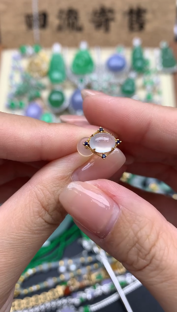 【闪购商品】翡翠颈饰18K金镶嵌206-中国好珍宝