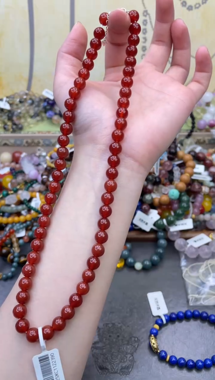 银S925镶嵌玛瑙手饰155