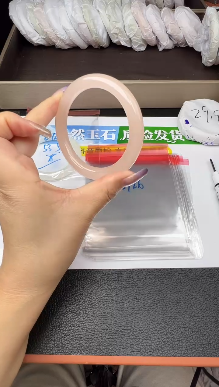 未镶嵌手镯石英质玉圈口56 57
