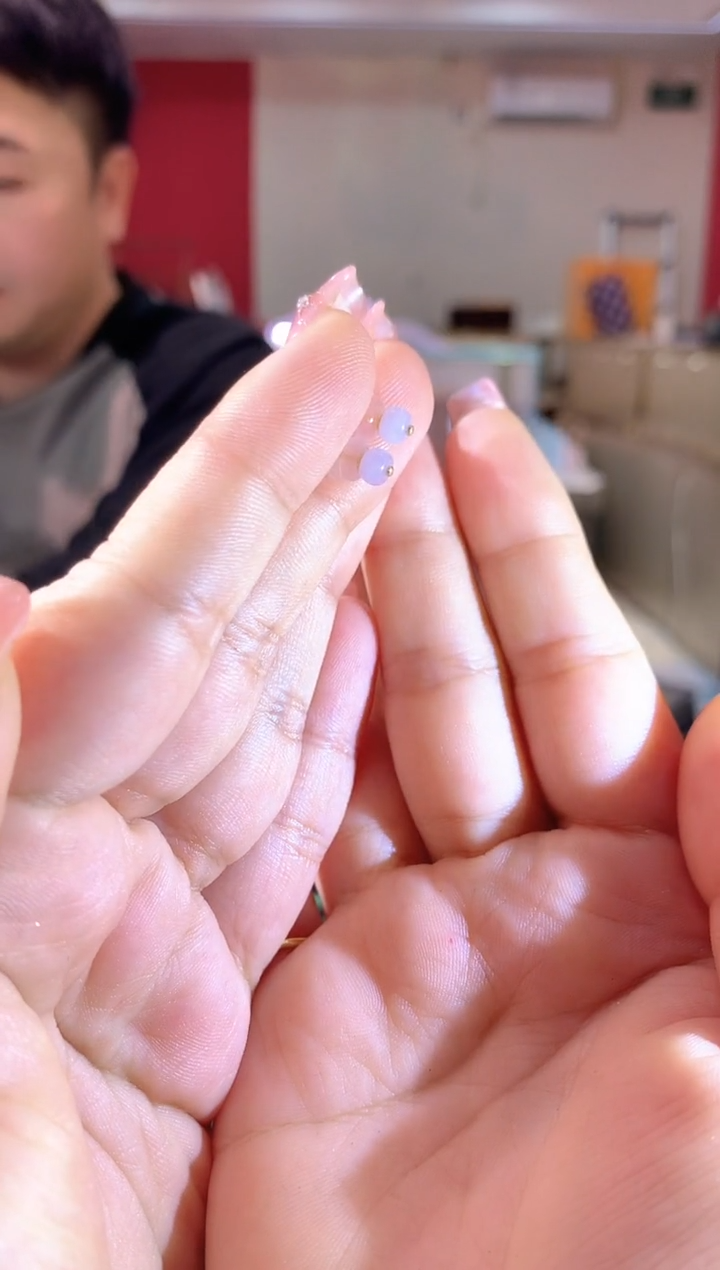 【闪购商品】翡翠18K金镶嵌耳饰305zjh时尚