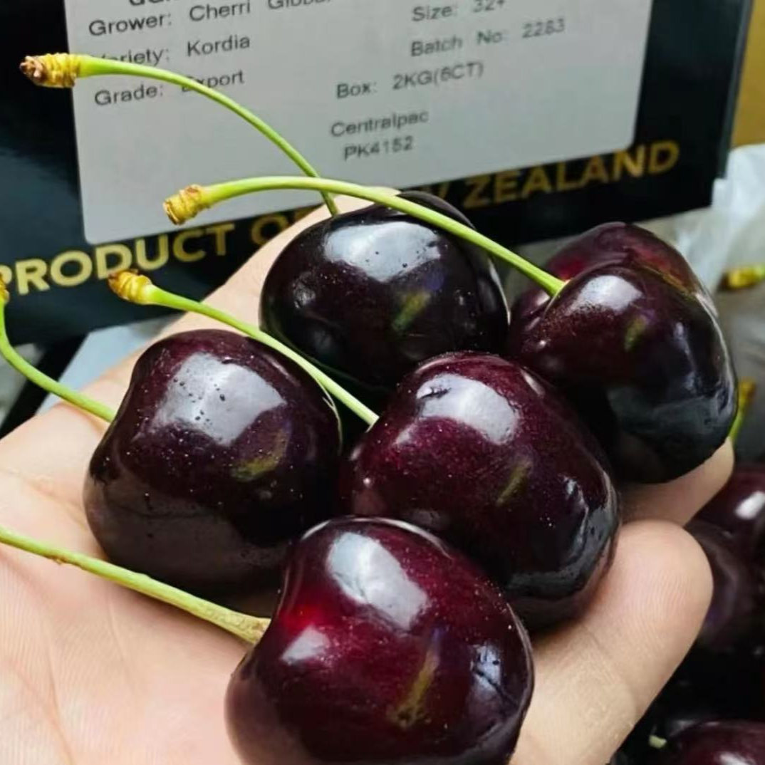 【顺丰/京东空运】智利科迪亚Kordia车厘子3J-4J1-5斤装 内附果径卡