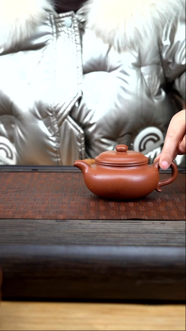 【闪购商品】紫砂茶壶龙山朱砂仿古微瑕不退不换