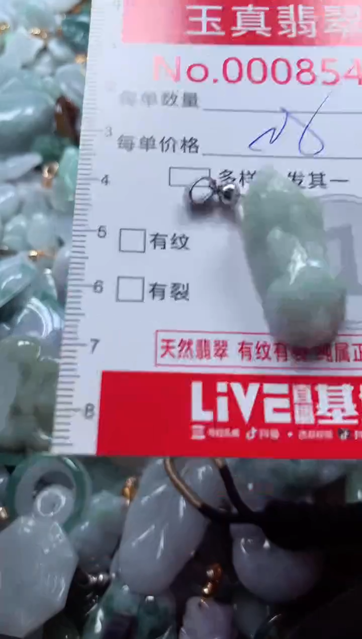 吊坠(不含链)未镶嵌翡翠8546