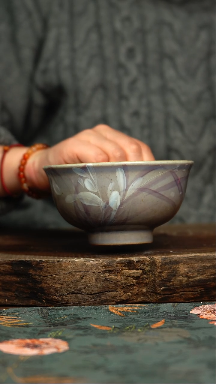 【闪购商品】杯杯釉下彩手工手绘同款陶器