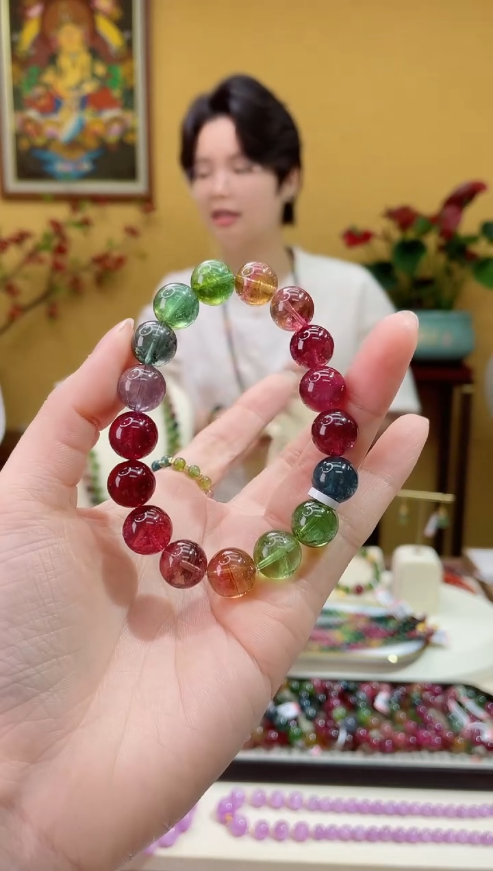 【闪购商品】碧玺手串未镶嵌6@@ZY41101025