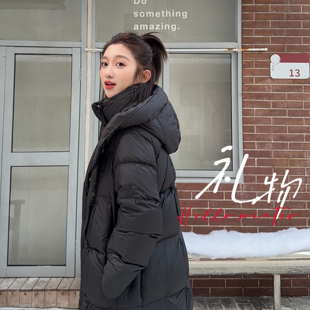 【礼物】90白鹅绒长款羽绒服给姐妹们的礼物 ODSFS8216