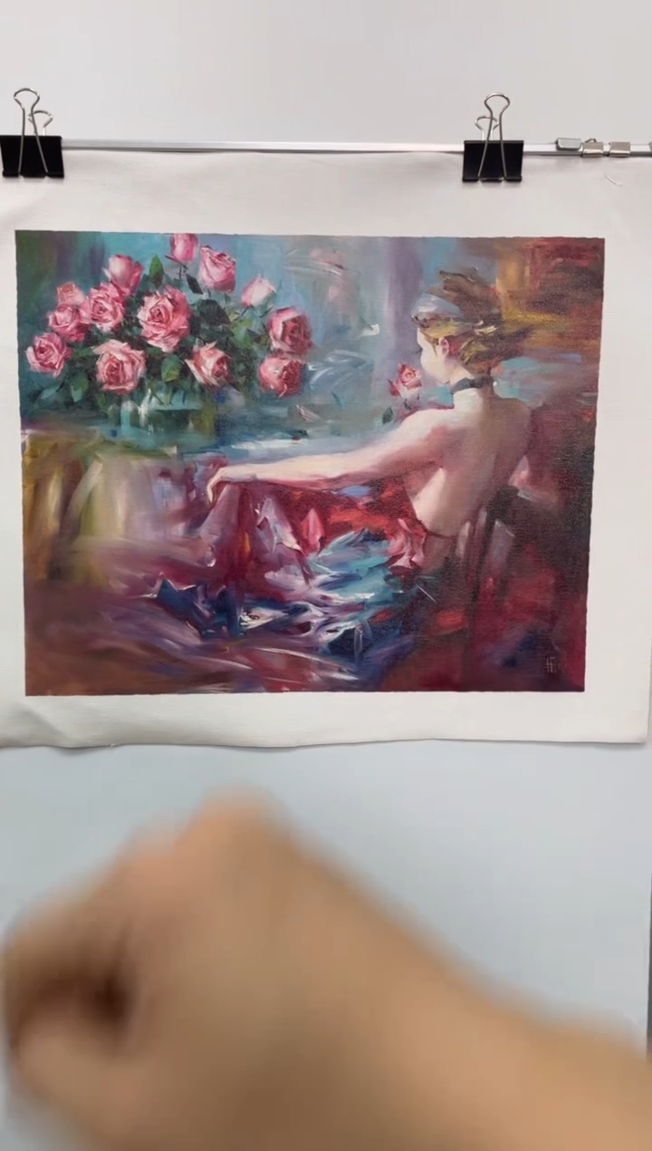 俄美协画家原创油画40*50