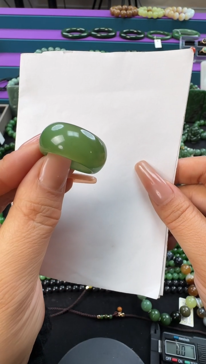 未镶嵌戒圈和田玉卡19戒圈