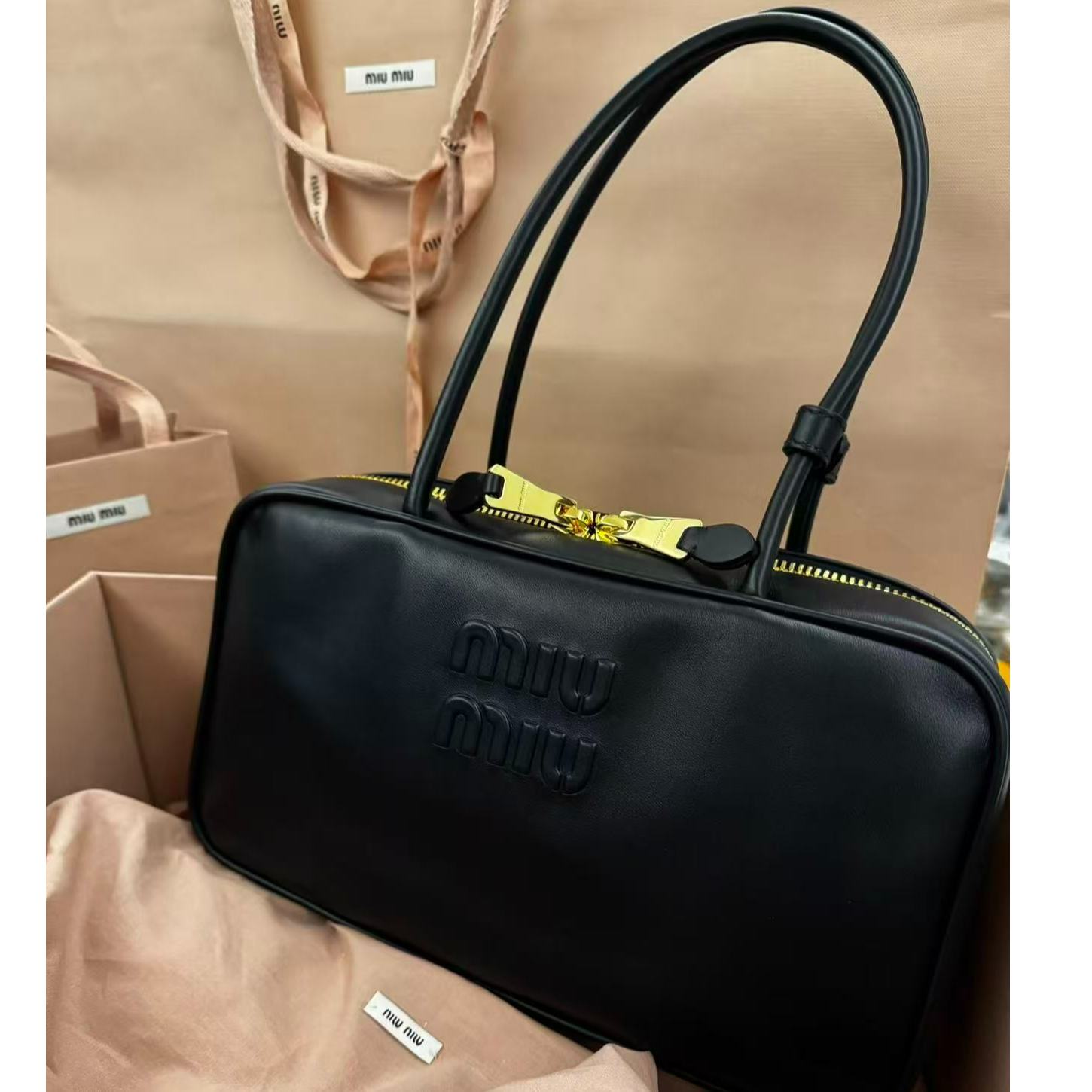 99新 MIU MIU/缪缪 青奢荟/缪缪公文包三代/86016