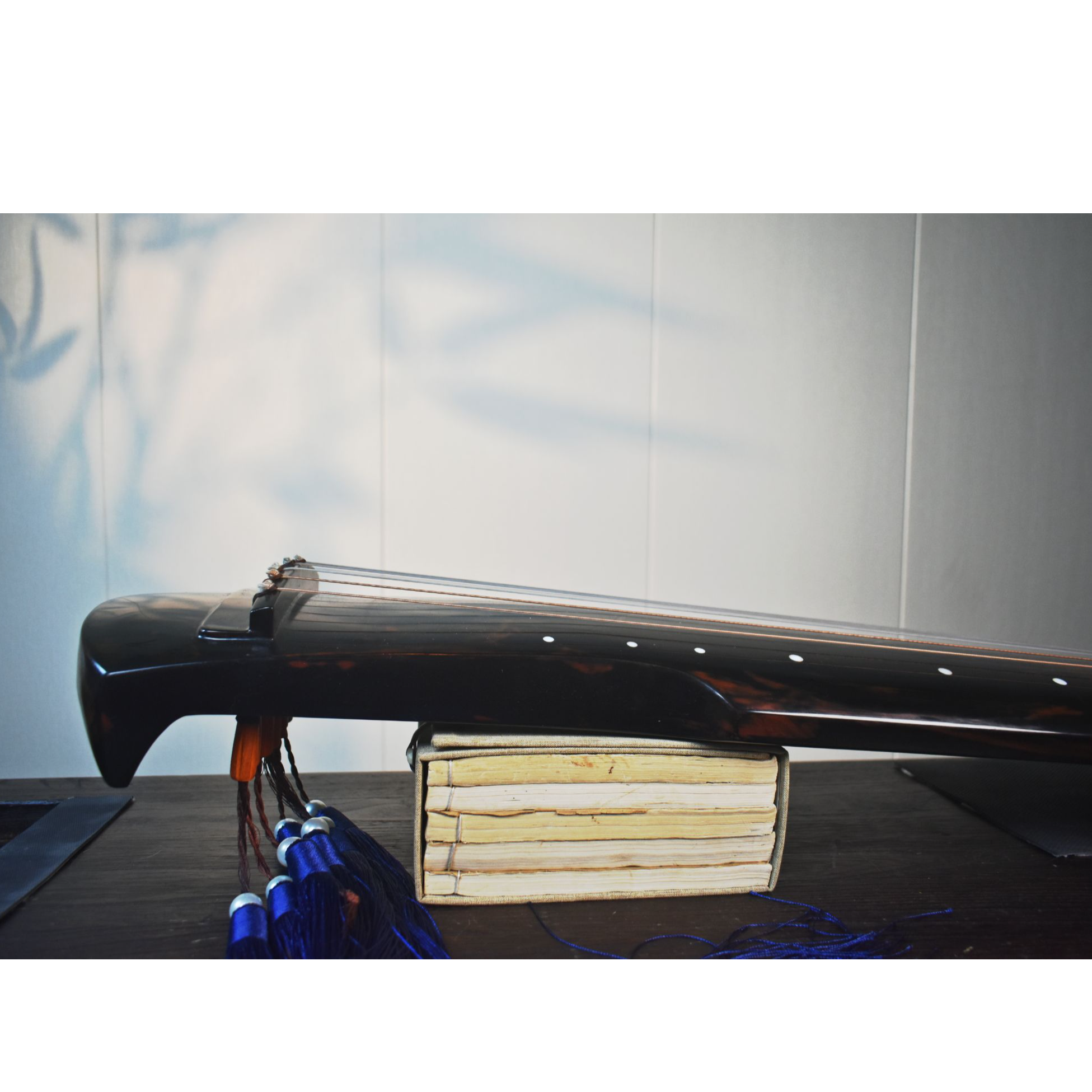 【亚之精选】教学级精品花色伏羲式古琴演奏七弦琴