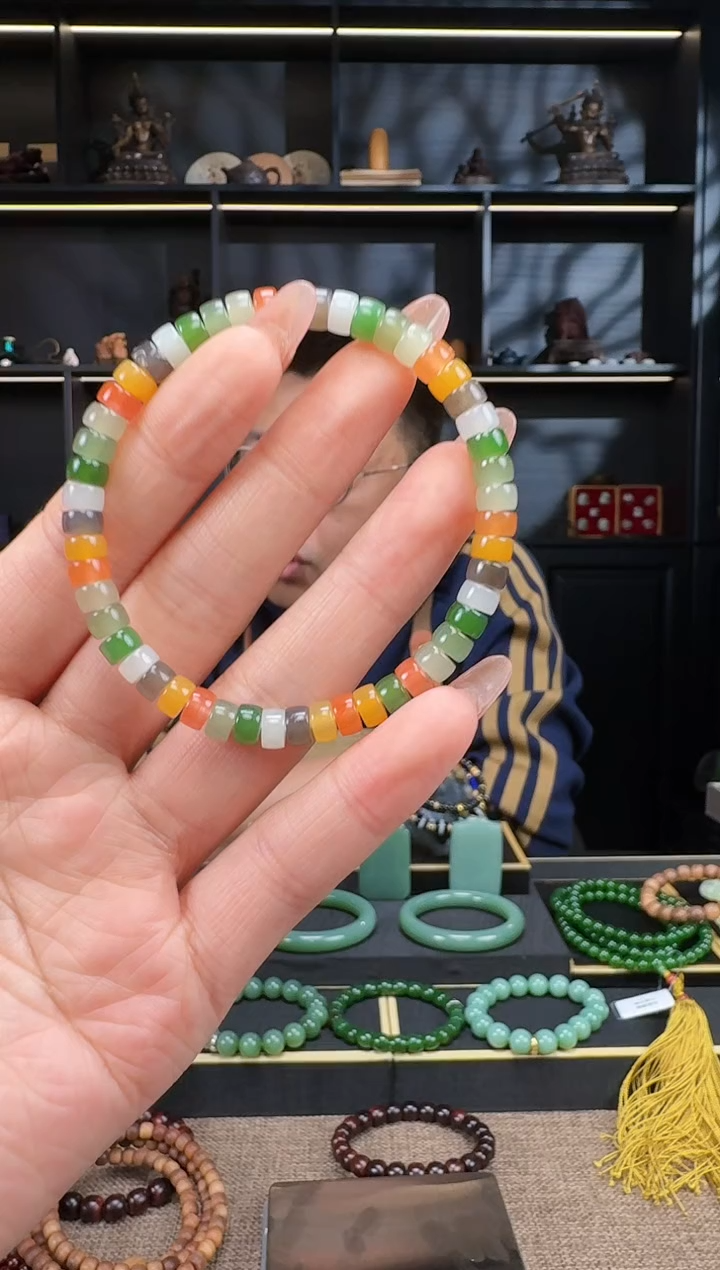 【闪购商品】和田玉1未镶嵌多巴胺手串