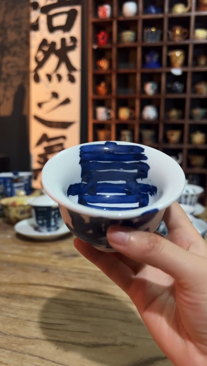 【闪购商品】观云听雨原创手绘茶具