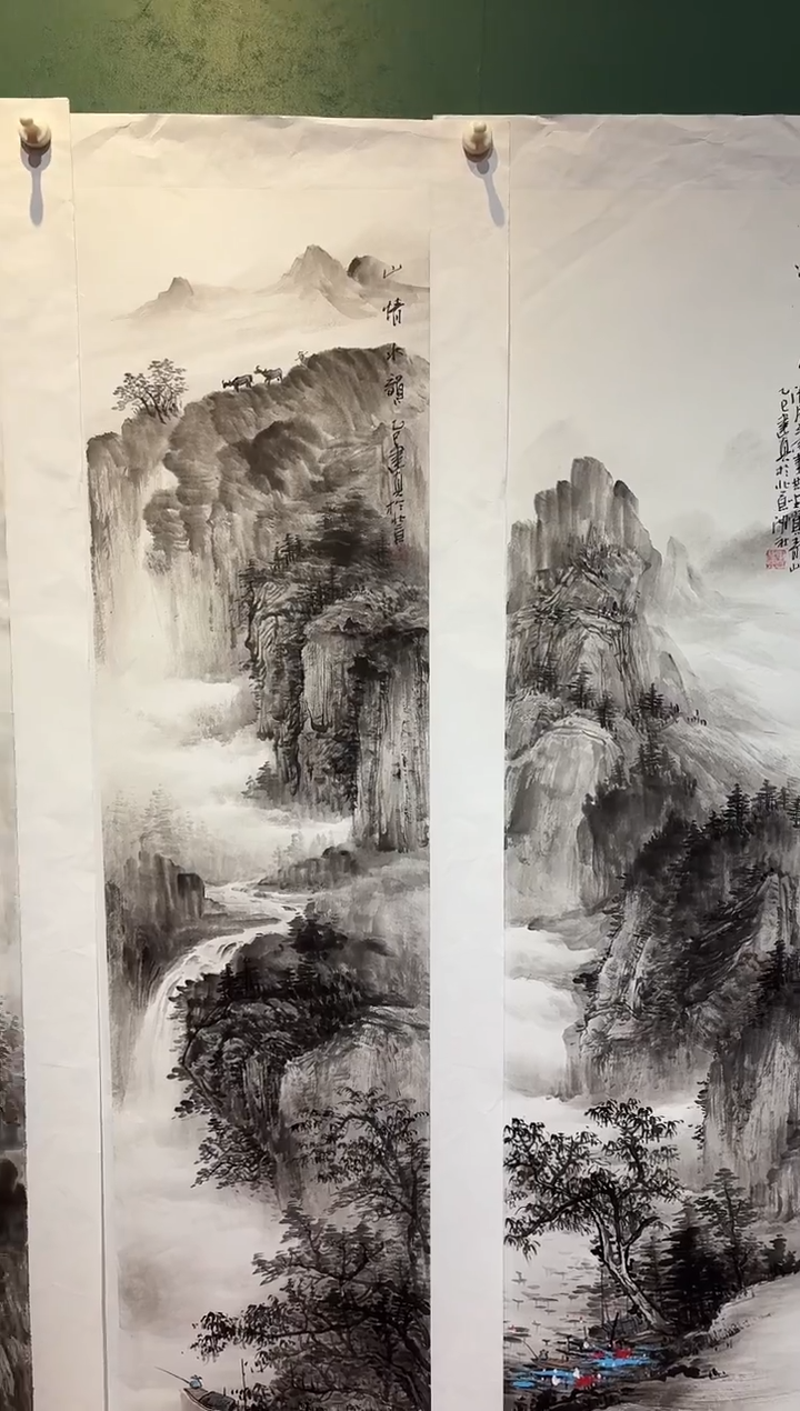 国画周建真老师绘画作品（送印屏）24-16