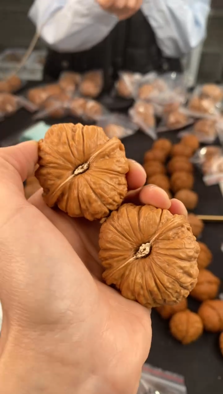 【闪购商品】文玩核桃把件南瓜墩45-x678