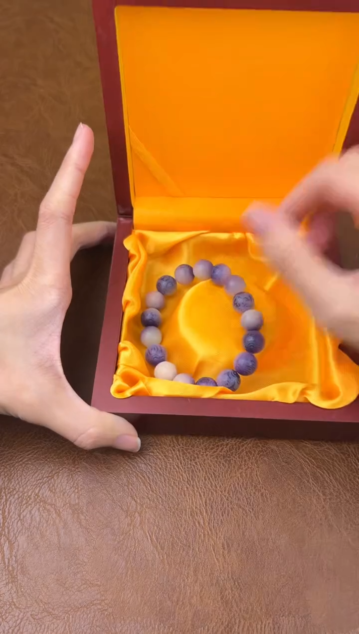 紫白菩提单圈手串得闲文玩阁商品链接@@ys1005