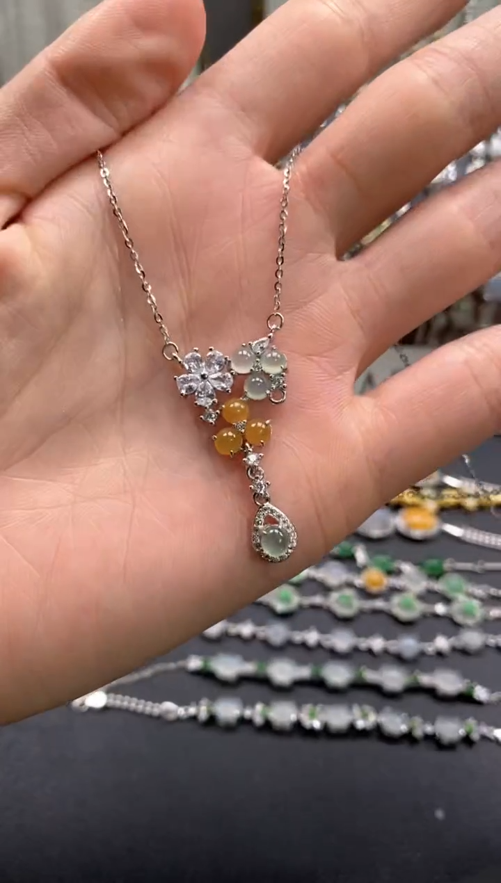 【闪购商品】翡翠戒指银S925镶嵌11111--1