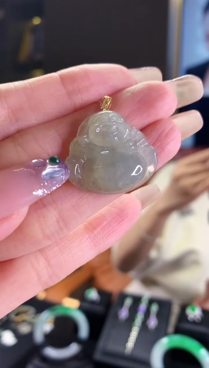 【闪购商品】翡翠吊坠(不含链)未镶嵌佛公