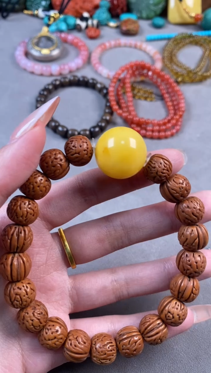 【闪购商品】桃核手串乾易轩文玩111